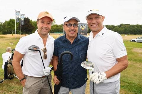 Leipzig 11.Charity Golfturnier Leipzig Jan Josef Liefers, Wolfgang Stumpf und Axel Schulz Copyright: xEIBNER RZYx EP_RZY