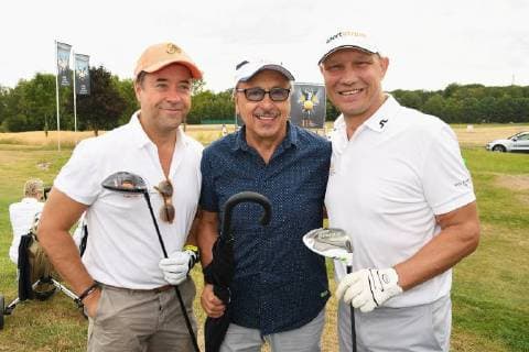 Leipzig 11.Charity Golfturnier Leipzig Jan Josef Liefers, Wolfgang Stumpf und Axel Schulz Copyright: xEIBNER RZYx EP_RZY