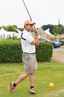 Leipzig 11.Charity Golfturnier Leipzig Jan Josef Liefers beim Abschlag Copyright: xEIBNER RZYx EP_RZY