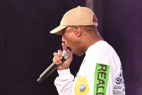 SAN FRANCISCO, CA - AUGUST 10: Pharrell Williams of N.E.R.D performs during the 2018 Outside Lands Musis and Arts Festival in Golden Gate Park on August 10, 2018 in San Francisco, California. Copyright: ximageSPACE MediaPunchx