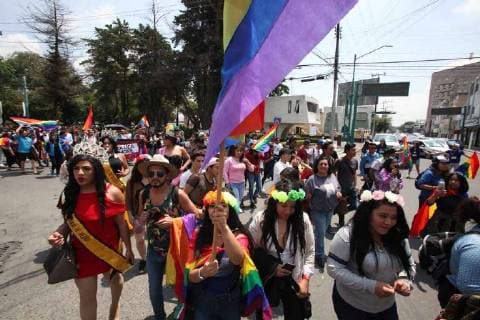 August 11, 2018 - EUM20180811SOC10.JPG.TOLUCA, Mex., Marchmarcha-LGBTTTI.- Aspectos de la marcha de Orgullo LGBTTTI, en el centro de la capital mexiquense, este domingo 11 de agosto de 2018. Foto: Agencia EL UNIVERSALJorge AlvaradoMAR.  - ZUMAu78_ 20180811_zaf_u78_055 Copyright: xElxUniversalx