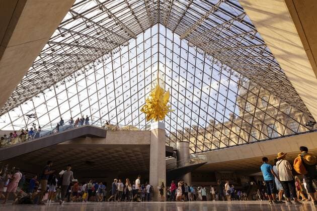 Impression vom Louvre. Paris, 10.08.2018