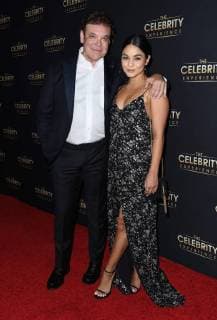 August 12, 2018 - Universal City, CA, U.S. - 12 August 2018 - Universal City, California - George Caceres, Vanessa Hudgens. The Celebrity Experience with Vanessa Hudgens held at Universal Hilton Hotel. Photo Credit: AdMedia Universal City U.S. - ZUMAa123 20180812_zaa_a123_002 Copyright: xBirdiexThompsonx