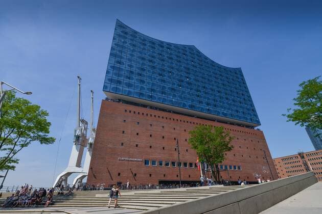 Elbphilharmonie, Platz der Deutschen Einheit, Hafencity, Hamburg, Deutschland