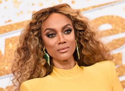 Tyra Banks arriving at the America s Got Talent live show in Hollywood, California - Aug 14, 2018 - America s Got Talent Season 13 Live Show, Hollywood California United States Dolby Theatre  Copyright: xOxConnorx h_00536972