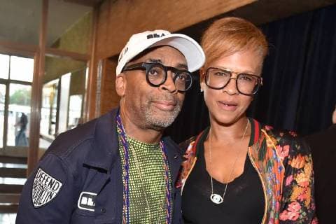 SPike Lee mit Ehefrau Tonya Lewis Lee Ankunft zur Filmpremiere BlackkKlansman im Kino International in Berlin am 16.08.2018