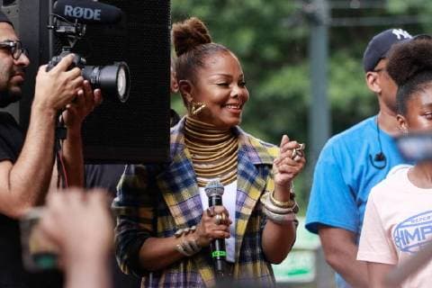 NEW YORK, NY - AUGUST 18: Janet Jackson celebrates Made For Now at the 44th annual Harlem Week on August 18, 2018 in New York City. Copyright: xDiegoxCorredor MediaPunchx