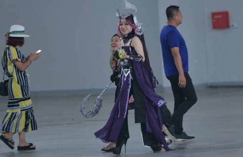 August 20, 2018 - Shenyan, Shenyan, China - Shenyang, CHINA-Cosplayers can be seen at SKY International Animation and Music Festival in Shenyang, northeast China s Liaoning Province. Shenyan China  - ZUMAs145 36047439sp Copyright: xYanxBox