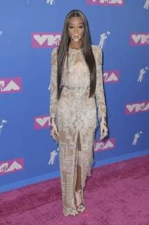 NEW YORK, NY - AUGUST 20: Winnie Harlow arriving at the 2018 MTV Video Music Awards at Radio City Music Hall in New York City on August 20, 2018. Copyright: ximageSPACEx