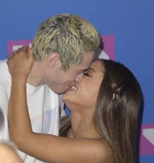 NEW YORK, NY - AUGUST 20: Pete Davidson and Ariana Grandearriving at the 2018 MTV Video Music Awards at Radio City Music Hall in New York City on August 20, 2018. Copyright: ximageSPACEx
