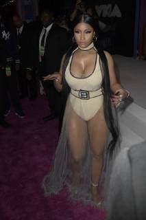 NEW YORK, NY - AUGUST 20: Nicki Minaj arriving at the 2018 MTV Video Music Awards at Radio City Music Hall in New York City on August 20, 2018. Copyright: ximageSPACEx