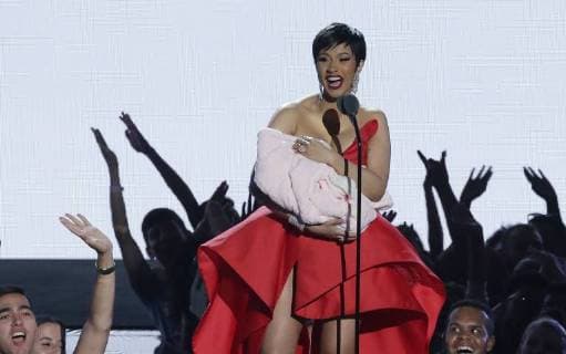 Cardi B performs during the 35th annual MTV Video Music Awards at Radio City Music Hall in New York City on August 20, 2018.  NYP20180820101 JOHNxANGELILLO