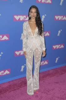 NEW YORK, NY - AUGUST 20: Shanina Shaik arriving at the 2018 MTV Video Music Awards at Radio City Music Hall in New York City on August 20, 2018. Copyright: ximageSPACEx