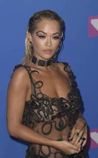 NEW YORK, NY - AUGUST 20: Rita Ora arriving at the 2018 MTV Video Music Awards at Radio City Music Hall in New York City on August 20, 2018. Copyright: ximageSPACEx