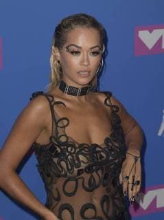 NEW YORK, NY - AUGUST 20: Rita Ora arriving at the 2018 MTV Video Music Awards at Radio City Music Hall in New York City on August 20, 2018. Copyright: ximageSPACEx