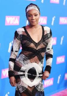 Tiffany Haddish arrives on the red carpet at the 35th annual MTV Video Music Awards at Radio City Music Hall in New York City on August 20, 2018.  NYP20180820399 SERENAxXU-NING