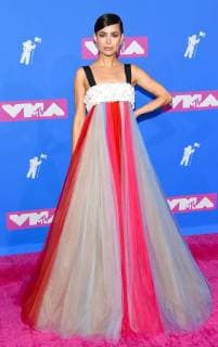 Sofia Carson arriving at the MTV Video Music Awards press room in New York City - Aug 20, 2018 - MTV Video Music Awards 2018, New York City New York United States Radio City Music Hall  Copyright: xOConnorx h_00537675