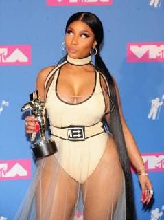 NEW YORK, NY - August 20: Nicki Minaj attends the 2018 MTV Video Music Awards Press Room at Radio City Music Hall on August 20, 2018 in New York City. Photo Copyright: xJohnxPalmerx