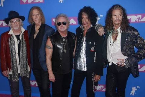 NEW YORK, NY - AUGUST 20: Aerosmith arriving at the 2018 MTV Video Music Awards at Radio City Music Hall in New York City on August 20, 2018. Copyright: xDiegoxCorredorx