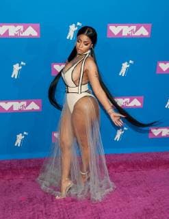 August 20, 2018 - New York, NY, U.S. - 20 August 2018 - New York, New York - Nicki Minaj. 2018 MTV Video Music Awards at Radio City Music Hall. Photo Credit: Mario Santoro AdMedia New York U.S. - ZUMAa123 20180820_zaa_a123_287 Copyright: xMarioxSantoroAdmediax