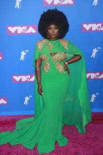 NEW YORK, NY - AUGUST 20: Amara La Negra arriving at the 2018 MTV Video Music Awards at Radio City Music Hall in New York City on August 20, 2018. Copyright: xDiegoxCorredorx