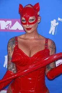 NEW YORK, NY - AUGUST 20: Amber Rose arriving at the 2018 MTV Video Music Awards at Radio City Music Hall in New York City on August 20, 2018. Copyright: xDiegoxCorredorx