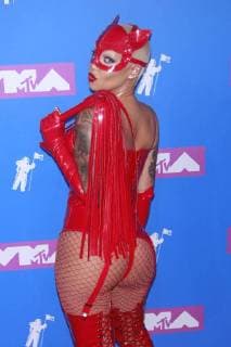 NEW YORK, NY - AUGUST 20: Amber Rose arriving at the 2018 MTV Video Music Awards at Radio City Music Hall in New York City on August 20, 2018. Copyright: xDiegoxCorredorx