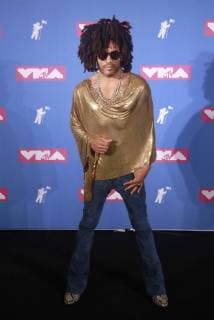 NEW YORK, NY - AUGUST 20: Lenny Kravitz in the press room at the 2018 MTV Video Music Awards at Radio City Music Hall in New York City on August 20, 2018. Copyright: xDiegoxCorredorx