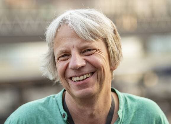 Regisseur Andreas Dresen, aufgenommen am anlässlich der Sachsen-Filmpremiere von GUNDERMANN am 21. August am Dienstag (21.08.2018) bei den Filmnächten am Elbufer in Dresden.