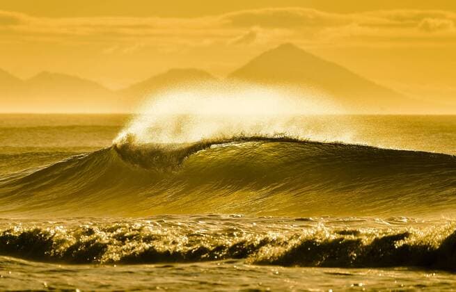 KAMCHATKA TERRITORY, RUSSIA â€“ AUGUST 21, 2018: Khalaktyrsky black-sand beach by the Pacific Ocean. Yuri Smityuk TASS  TS08DDF7
