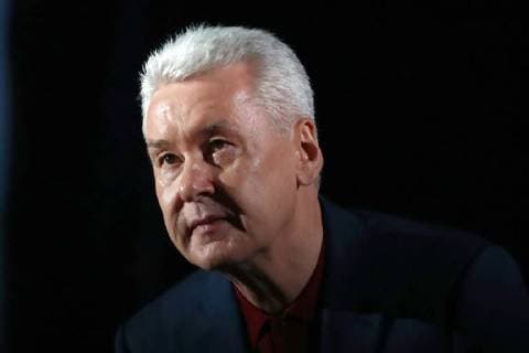 MOSCOW, RUSSIA â€“ AUGUST 24, 2018: Moscow Mayor Sergei Sobyanin at the opening of the 2018 Spasskaya Tower International Military Music Festival, in Moscow s Red Square. Anton Novoderezhkin TASS  TS08DEBE