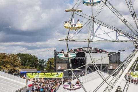 Illustration picture shows the 7th edition of the Solidarites de Namur music festival event at Namur citadel, Saturday 25 August 2018.  HATIMxKAGHAT 05413394