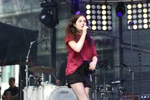 25.08.2018, Frankfurt am Main, Hauptwache Lichter der Hoffnung (FFM) Open Air Konzert Sängerin Adina Mitchell *** 25 08 2018 Frankfurt am Main Hauptwache lights of hope FFM open air concert singer Adina Mitchell