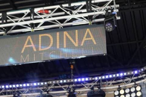 25.08.2018, Frankfurt am Main, Hauptwache Lichter der Hoffnung (FFM) Open Air Konzert Sängerin Adina Mitchell *** 25 08 2018 Frankfurt am Main Hauptwache lights of hope FFM open air concert singer Adina Mitchell