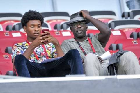 Lilian Thuram FOOTBALL : OGC Nice vs Dijon - Ligue 1 Conforama - Nice - 25 08 2018 NorbertScanella Panoramic 
