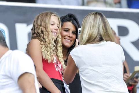 Karine Ferri (femme de Yoann Gourcuff) FOOTBALL : OGC Nice vs Dijon - Ligue 1 Conforama - Nice - 25 08 2018 NorbertScanella Panoramic 