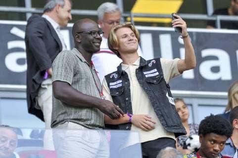 Lilian Thuram CELEBRITES : OGC Nice vs Dijon - Ligue 1 Conforama - Nice - 25 08 2018 NorbertScanella Panoramic 