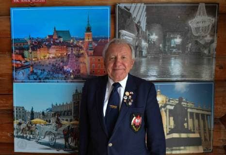 August 26, 2018 - Edmonton, Canada - Jan Kazimierz Kucy, President of the Polish Veteran Society in Alberta, during the Harvest Festivals 2018 organised by the Polish Historical Society at Wawel Country Lodge in Edmonton..On Sunday, August 26, 2018, in Edmonton, Alberta, Canada. Edmonton Canada  - ZUMAn230 20180826_zaa_n230_420 Copyright: xArturxWidakx