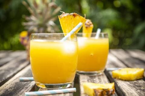 Two glasses of Pineapple Champage Cocktail  SARF03782