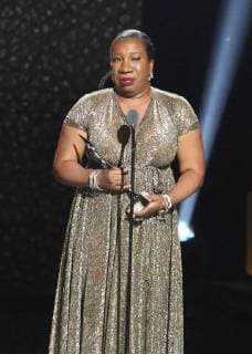 Berühmte Feministinnen, Tarana Burke NEWARK, NJ - AUGUST 26: Tarana Burke on stage at Black Girls Rock! 2018 at NJPAC on August 26, 2018 in Newark, New Jersey. Copyright: xStarxShooterx