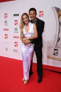 Andrea Kaiser und ihr Ehemann Sebastien Ogier bei der Verleihung vom Sport Bild Award am 27.08.2018 in Hamburg Sportbild Award 2018 Verleihung in Hamburg