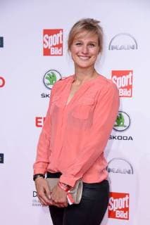 Britta Heidemann beim Sport Bild Award in der Fischauktionshalle in Hamburg am 27.08.2018