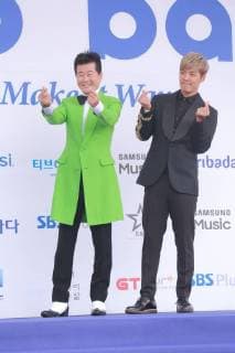 WANNA ONE,TWICE,MOMOLAND,MAMAMOO etc. attend 2018 Soribada Best K-Music Awards in Seoul, Korea on 30th August 2018.(China and Korea Rights Out)  2018083100125