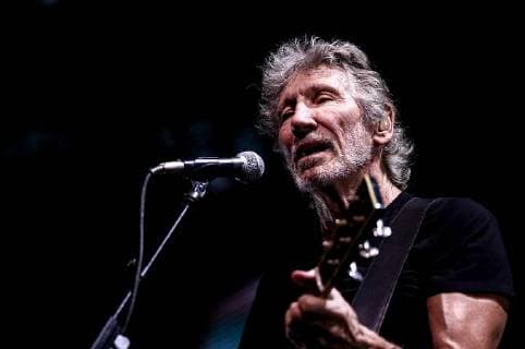 MOSCOW, RUSSIA â€“ AUGUST 31, 2018: Pink Floyd co-founder Roger Waters gives a concert at Moscow s Olimpiysky Arena as part of his Us + Them Tour. Valery Sharifulin TASS  TS08E953