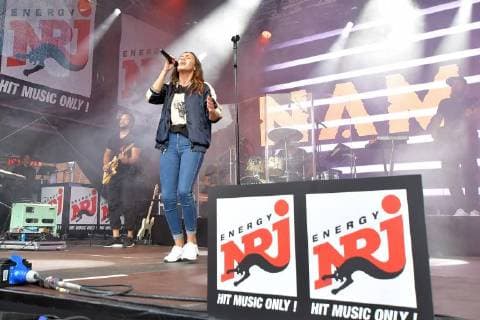 Namika, buergerlich Hanan Hamdi zu Gast bei der ENERGY MUSIC TOUR 2018 in der Kulturbrauerei in Berlin am 01.09.2018
