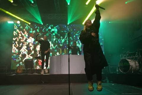 Alma-Sofia Miettinen zu Gast bei der ENERGY MUSIC TOUR 2018 in der Kulturbrauerei in Berlin am 01.09.2018