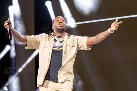 September 1, 2018 - Philadelphia, Pennsylvania, U.S - MEEK MILL (ROBERT RIHMEEK WILLIAMS) during the Made In America Music Festival at Benjamin Franklin Parkway in Philadelphia, Pennsylvania Philadelphia U.S. - ZUMAs135 20180901_zap_s135_010 Copyright: xDanielxDeSloverx