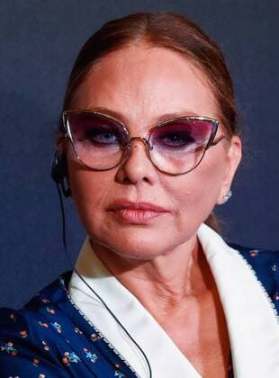 MOSCOW, RUSSIA - SEPTEMBER 3, 2018: Italian actress Ornella Muti attends a press conference after the Moscow pre-premiere of the Crystal Palace international opera-ballet production based on music by American-Maltese composer Alexey Shor and staged at the State Kremlin Palace in Moscow. Artyom Geodakyan TASS  TS08F022
