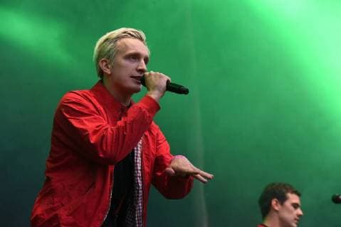 03.09.2018, xkhx Chemnitz Wir sind mehr - Aufstehen gegen rechte Hetze Prohekt Chemnitzer Kultureinrichtungen Open Air Konzert mit Felix Brummer, Sänger der Band Kraftklub