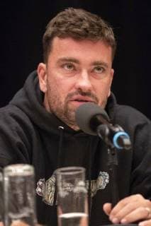 Marteria bei der Pressekonferenz zum wirsindmehr-Konzert gegen Rechts in der Stadthalle. Chemnitz, 03.09.2018